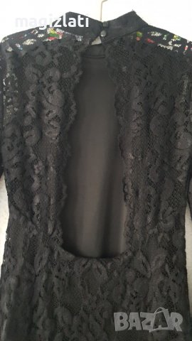 Дамска дантелена рокля размер С, снимка 7 - Рокли - 38612723