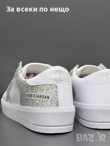 Golden Goose Deluxe Brand Дамски Маратонки Със Сребърен Глитер👟Дамски Спортни Обувки GGDB Код E96, снимка 3 - Маратонки - 55795374