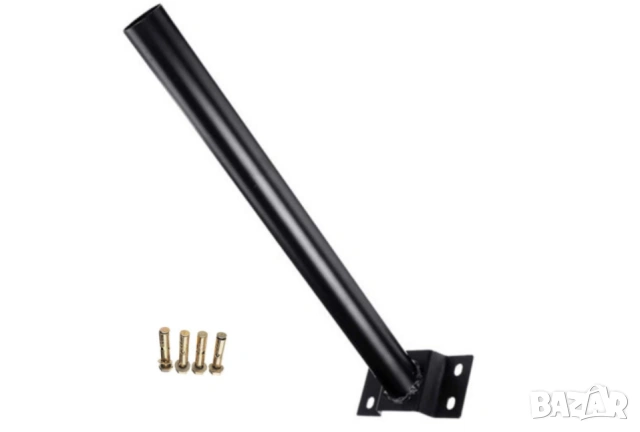 Метална стойка за соларна лампа – ъглова, с крепежни елементи 