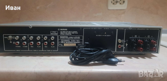 Усилвател KENWOOD KA-31, снимка 2 - Ресийвъри, усилватели, смесителни пултове - 44826813