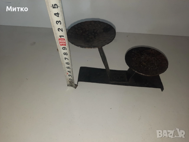 Ретро свещник от ковано желязо, снимка 6 - Други - 52678287