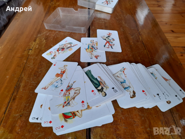Стари Еротични карти за игра, снимка 6 - Карти за игра - 44673239