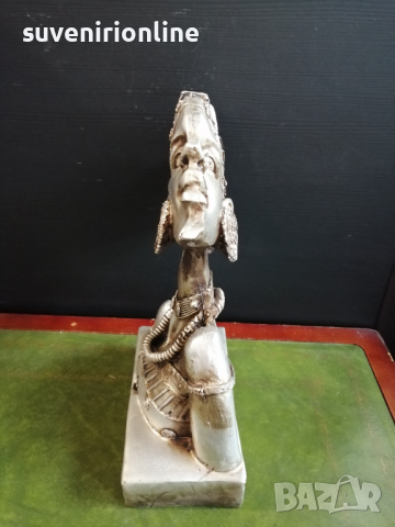 Декоративна статуетка африканка, снимка 3 - Статуетки - 36151331