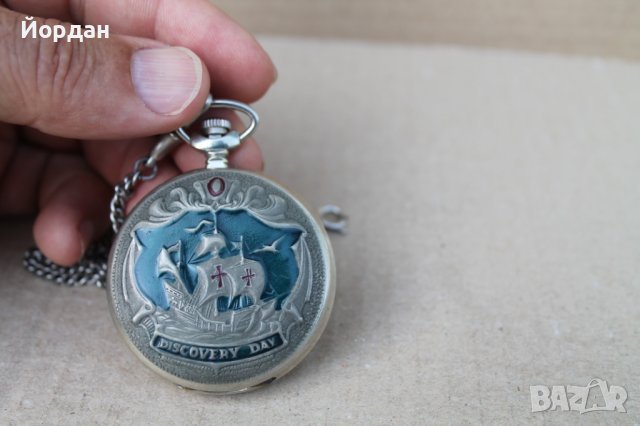 Рядък модел джобен часовник ''Мълния'', снимка 4 - Антикварни и старинни предмети - 41877313