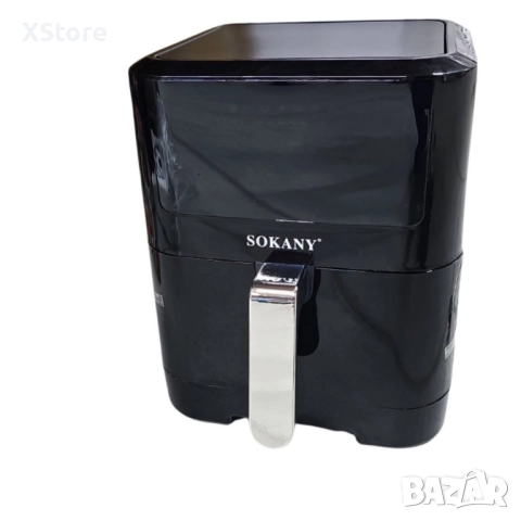 Фритюрник с горещ въздух Sokany SK-ZG-8043, 8л., 2000W, снимка 16 - Фритюрници - 52437316