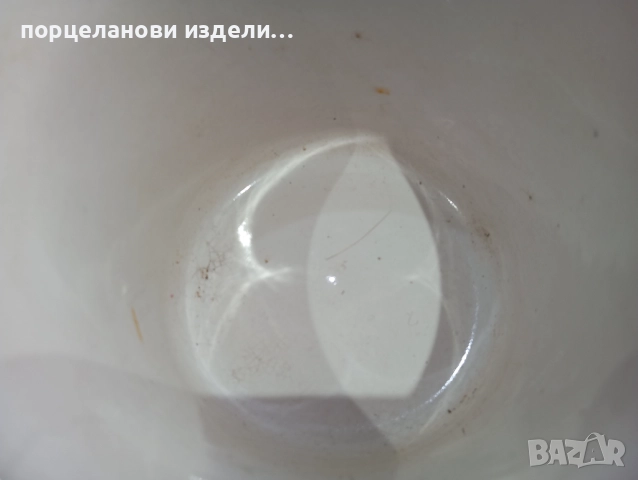 Порцеланова стара кашпа маркирана , снимка 4 - Декорация за дома - 52690478