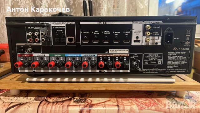 Продавам: Denon AVR-X1100W 7.2, снимка 2 - Ресийвъри, усилватели, смесителни пултове - 53681712