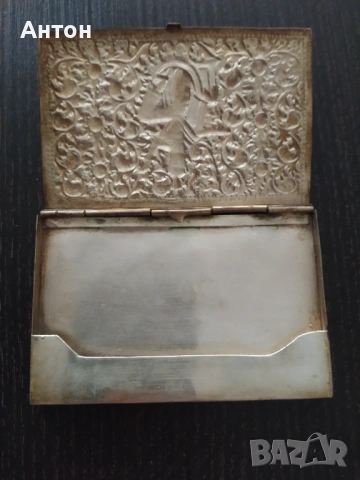 Посребрена кутийка , снимка 5 - Антикварни и старинни предмети - 53847610