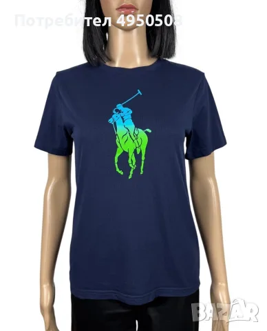 Тениска „Polo Ralph Lauren Big Logo“ от памук, размер M, снимка 2 - Тениски - 56091544