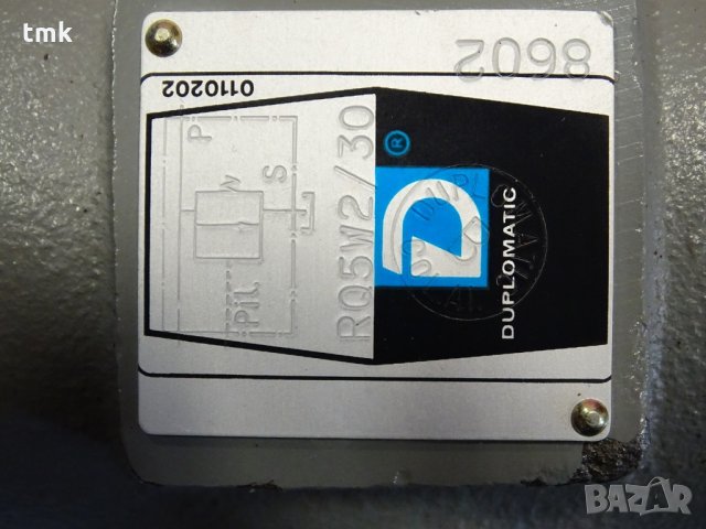 Хидравличен клапан Duplomatic RQ5-W2/G/30, снимка 4 - Резервни части за машини - 34162245