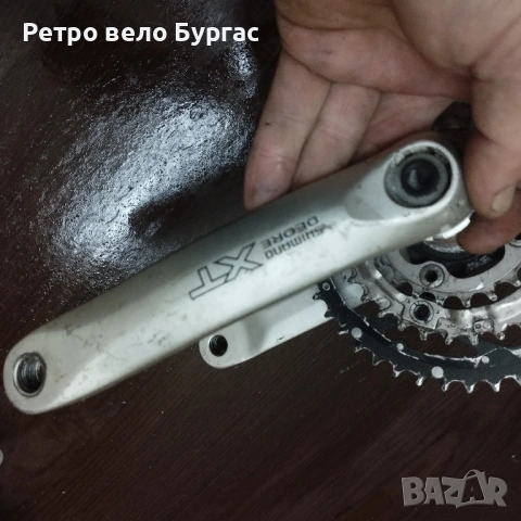 Курбел със средно движение за велосипед Колело Shimano deore xt fc m 751, снимка 4 - Части за велосипеди - 53487705