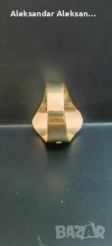 Златен пръстен със лика на ИСУС ХРИСТОС, снимка 6 - Пръстени - 49870177