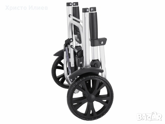 Количка за пазар Пазарска количка с регулируема по височина мека дръжка, снимка 3 - Други стоки за дома - 53822541