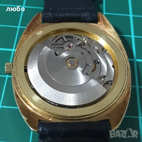 Часовник DESIRA AUTOMATIC 25 RUBÍS -14 к 585 Златна Каса Работещ , снимка 4 - Мъжки - 47295159