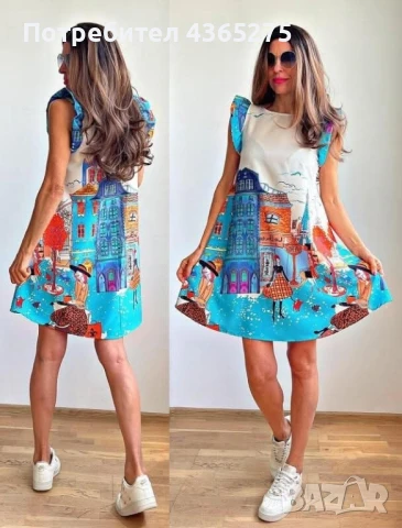 нови модели прекрасни рокли с уникални принтове