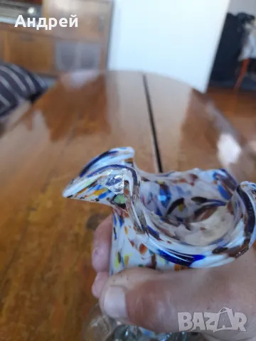 Стара стъклена ваза #16, снимка 4 - Други ценни предмети - 50129814