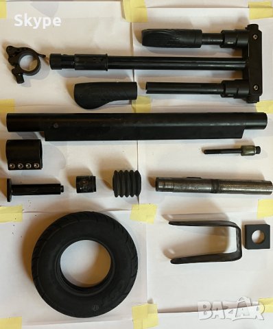 Speed Way Mini 4 Pro части за тротинетка, Etwow вилка, 200 x 50 гума, снимка 1