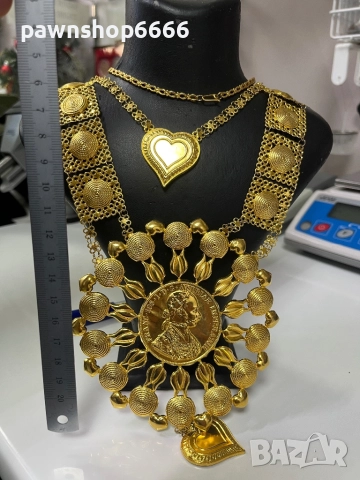 Златно колие 14 карата, снимка 12 - Колиета, медальони, синджири - 52926913