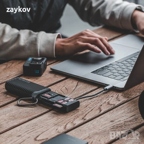 четец PGYTECH Createmate Card High-Speed Micro SD/SD Card Reader Case, снимка 3 - Друга електроника - 53591716