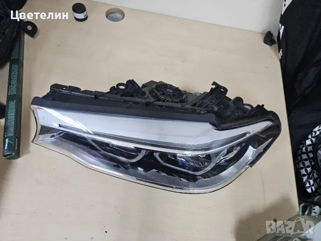 Ляв фар за BMW 5 G30 G31 Adaptive LED lqv far бмв 30 31 лед, снимка 5 - Части - 49668545