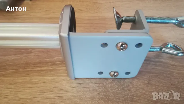 Масивна стойка за два монитора, снимка 8 - Монитори - 48891565