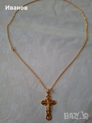 Кръст - медальон, снимка 4 - Колиета, медальони, синджири - 52150853