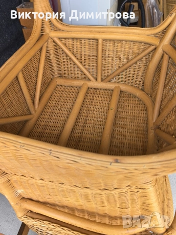 Комплект ратан - 6 броя кресла, снимка 11 - Градински мебели, декорация  - 53586992