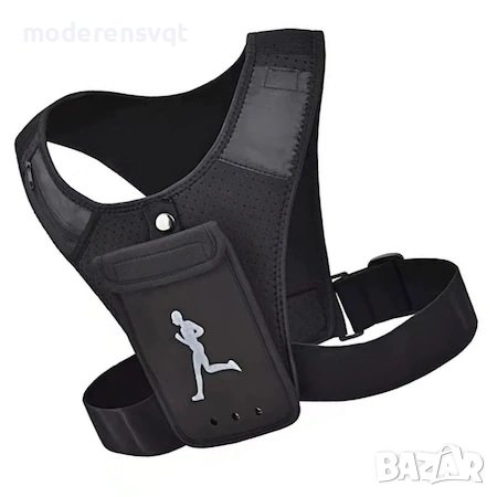 Лека жилетка за бягане, държач за телефон на гърдите, снимка 2 - Други - 42126147