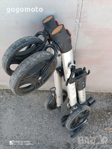 ролатор ДВОЙНО СГЪВАЕМ, проходилка алуминиева, олекотена конструкция, снимка 14 - Ролатори - 44717070