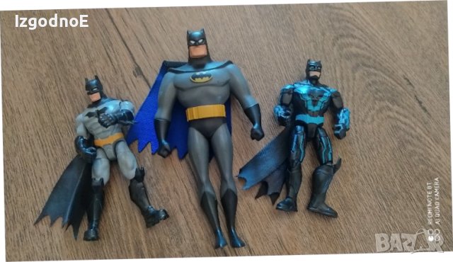 Лот фигурки Батман DC Spin Master Bat Tech Batman Batman TM DC Comics S13 Rubber NJ Croce Bendable A, снимка 1 - Фигурки - 42559468