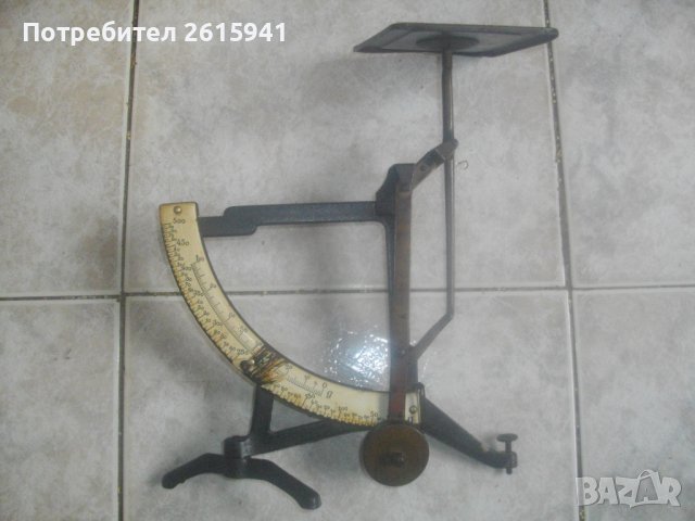 Антикварен Кантар-ВезнаСтар/Старинен-Античен-Аптекарски-ОТЛИЧЕН-Колекционерски, снимка 2 - Антикварни и старинни предмети - 38780779