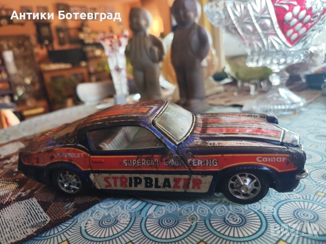 Стара играчка ламаринена Камаро, снимка 2 - Колекции - 53474661