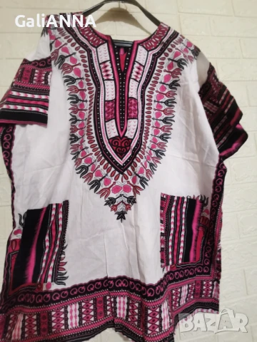 СТРАХОТНА ТУНИКА ЕФЕКТЕН ДЕСЕН 3XL, снимка 4 - Туники - 51076378