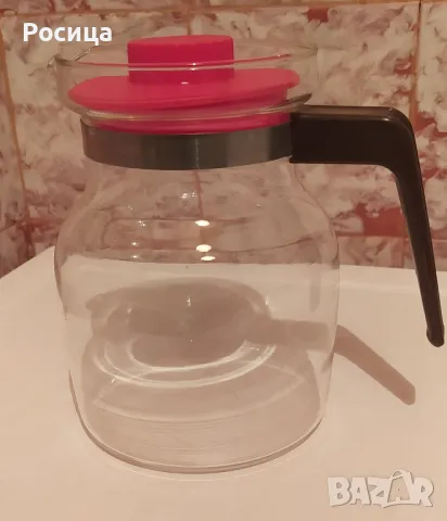 Нови огнеупорни кани за кафе,чай,мляко . Голяма стъклена кана за вода, вино, снимка 2 - Съдове за готвене - 50113764