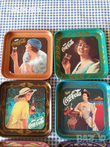 Coca-Cola стари италиански чинийки , снимка 2 - Колекции - 36105607