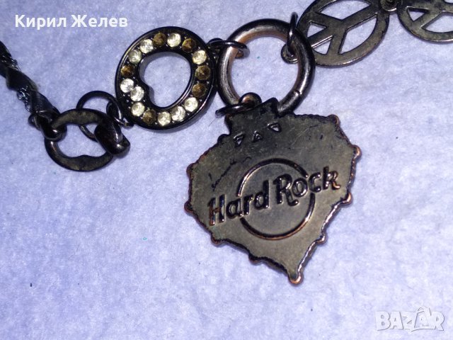 HARD ROCK Марково ЕМАЙЛИРАНО КРИСТАЛНО БЕЛ ЕПОК СТИЛ АРТ КОЛИЕ от МАТИРАНА БЛАГОРОДНА СТОМАНА 38715, снимка 11 - Колиета, медальони, синджири - 41761968