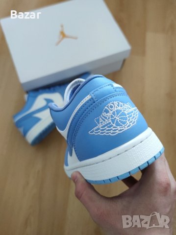 Размер 40 Сини Обувки Nike Air Jordan 1 Low унисекс , снимка 6 - Маратонки - 44236411