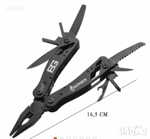 мултитул 121 Survivor Gerrber  клещи авариен инструмент за оцеляване, снимка 4 - Ножове - 42099824
