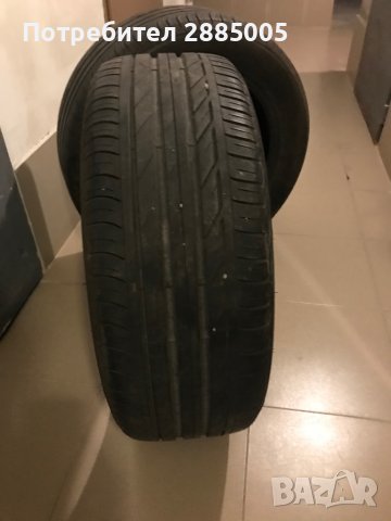 Продавам 2 бр летни гуми Bridgestone 225/55 R17 97H , снимка 2 - Гуми и джанти - 41661370