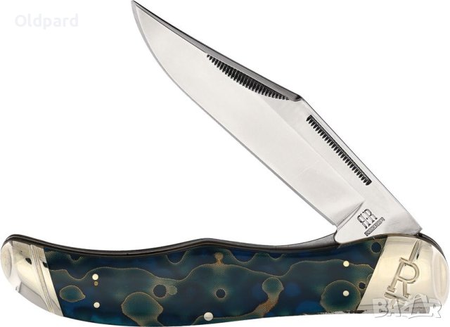 Голям сгъваем колекционерски ловен нож Folding Hunter Celestial (RR2068), снимка 7 - Ножове - 42430797