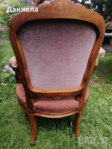 Кресло антик, снимка 7 - Дивани и мека мебел - 40866868