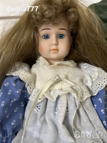Порцеланова кукла Германия 70-те години, снимка 4 - Кукли - 52894569