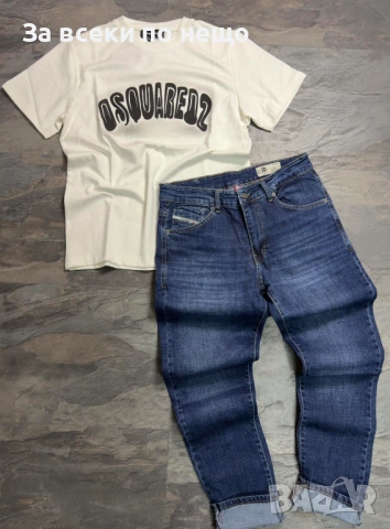 DSQUARED2 Мъжка Тениска👕Мъжка Блуза С Къс Ръкав - Налични Различни Цветове Код NGHSP34, снимка 2 - Тениски - 53695107