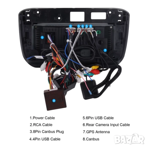 Мултимедия за Fiat Punto, Фиат Пунто, Навигация, Двоен дин, дисплей, Андроид плеър, Android, снимка 11 - Аксесоари и консумативи - 52904554