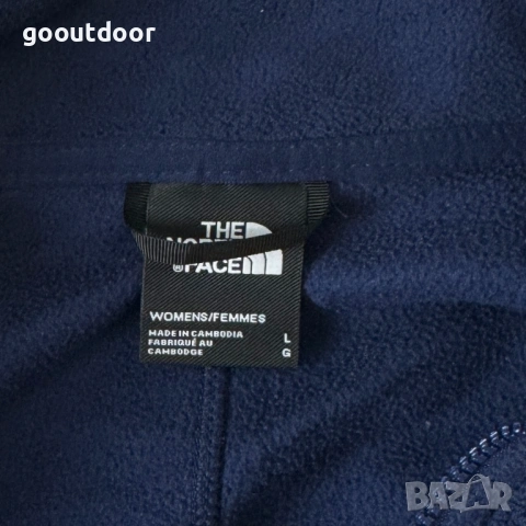 The North Face 100 Glacier 1/4 zip cropped fleece (L), снимка 3 - Суичъри - 53159299