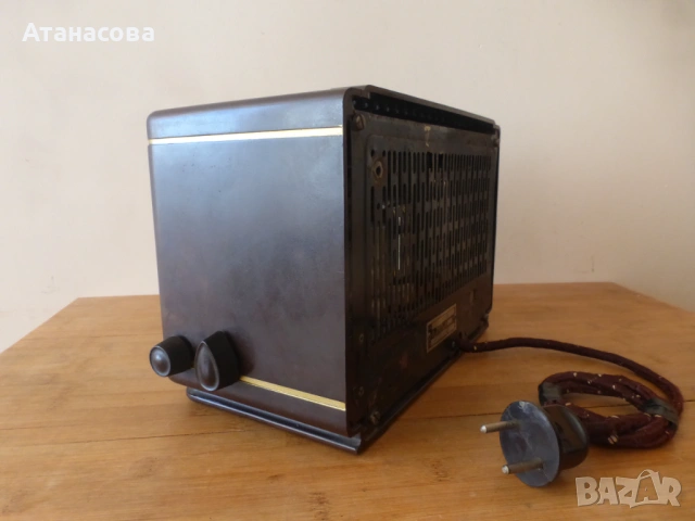 Бакелитово лампово радио Philips Филипс 1943 г WW2 Tuner, снимка 8 - Антикварни и старинни предмети - 53013792