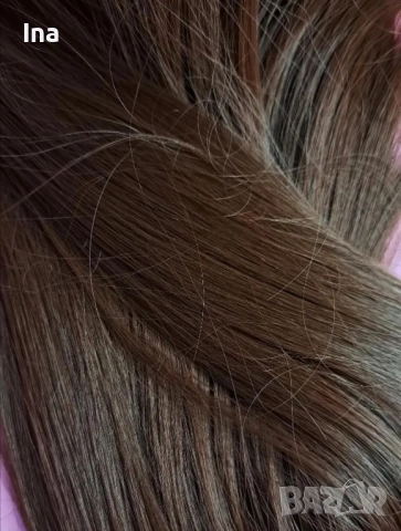 Кестенява луксозна  перука , снимка 7 - Аксесоари за коса - 51751152
