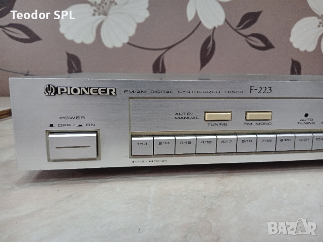 fm Radio tuner Pioneer F-223 , снимка 4 - Ресийвъри, усилватели, смесителни пултове - 44624236