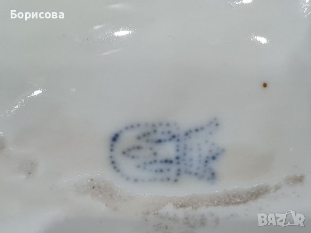 Дрезденска порцеланова фигура Повдигната фруктиера, снимка 9 - Декорация за дома - 39609695