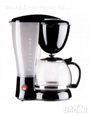 Кафеварка Rosberg R51170C,800W,10-12 чаши,Oгнеупорно стъкло, снимка 2 - Кафемашини - 47640208